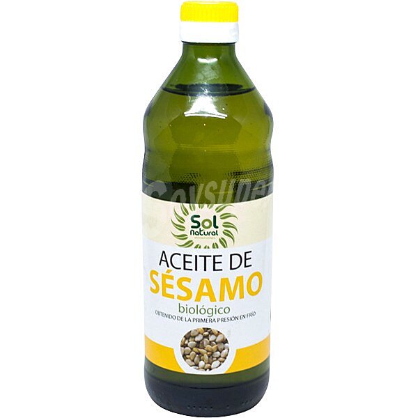 Aceite de sésamo ecológico botella 500 ml