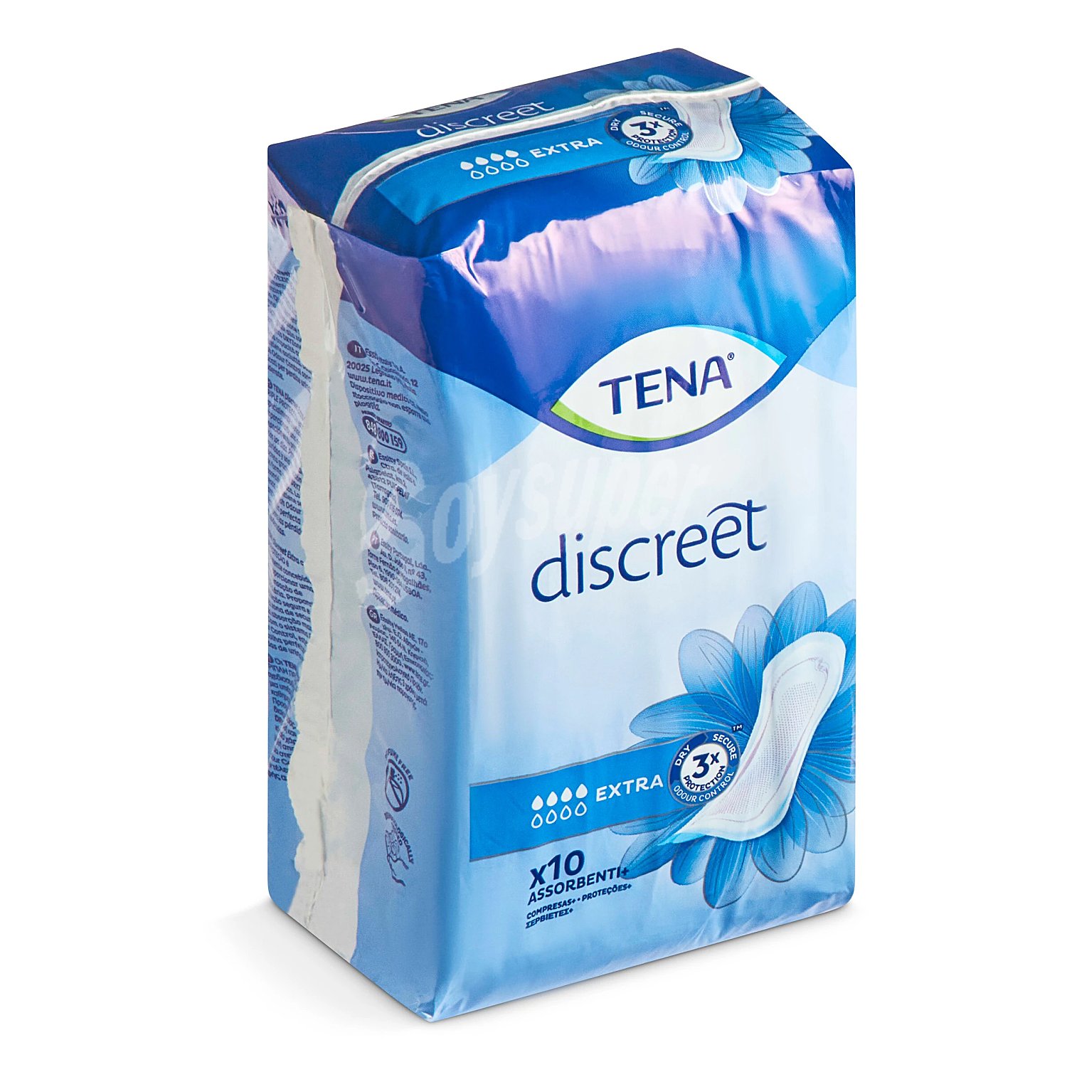 Compresas para incontinencia de orina extra Discreet Tena