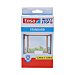 Malla mosquitera para ventanas, 1,30m x 1,50m, blanco, tesa Standard