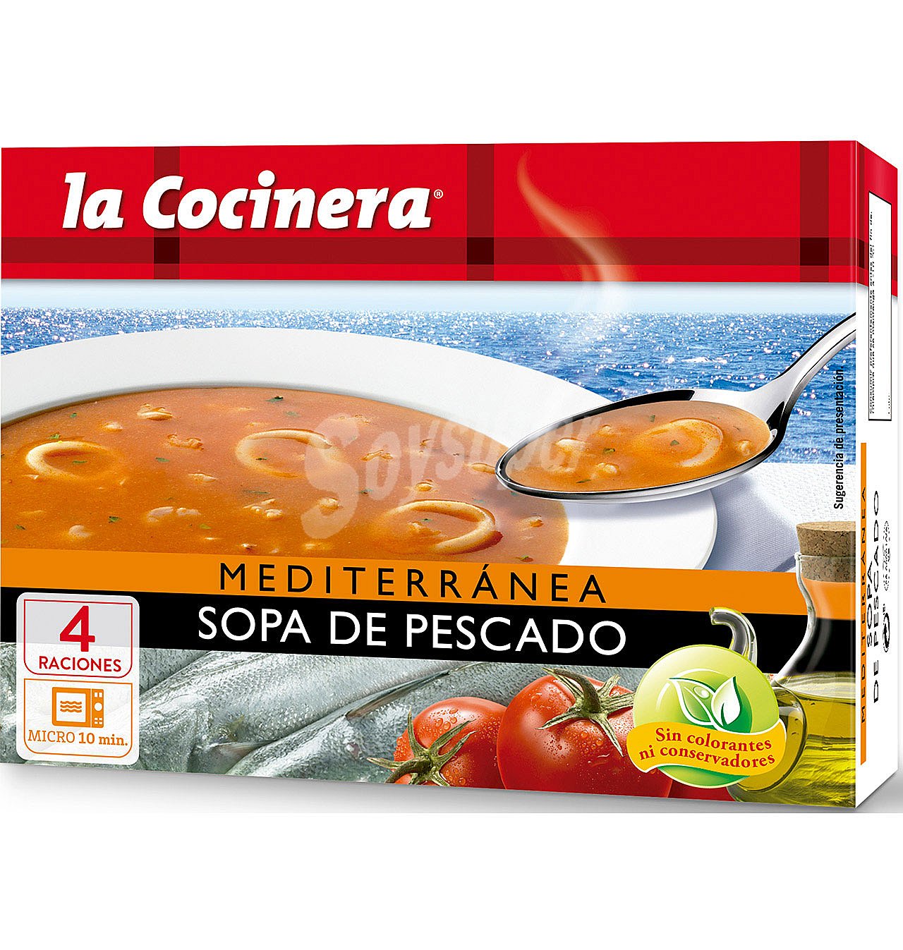 Sopa de pescado mediterránea