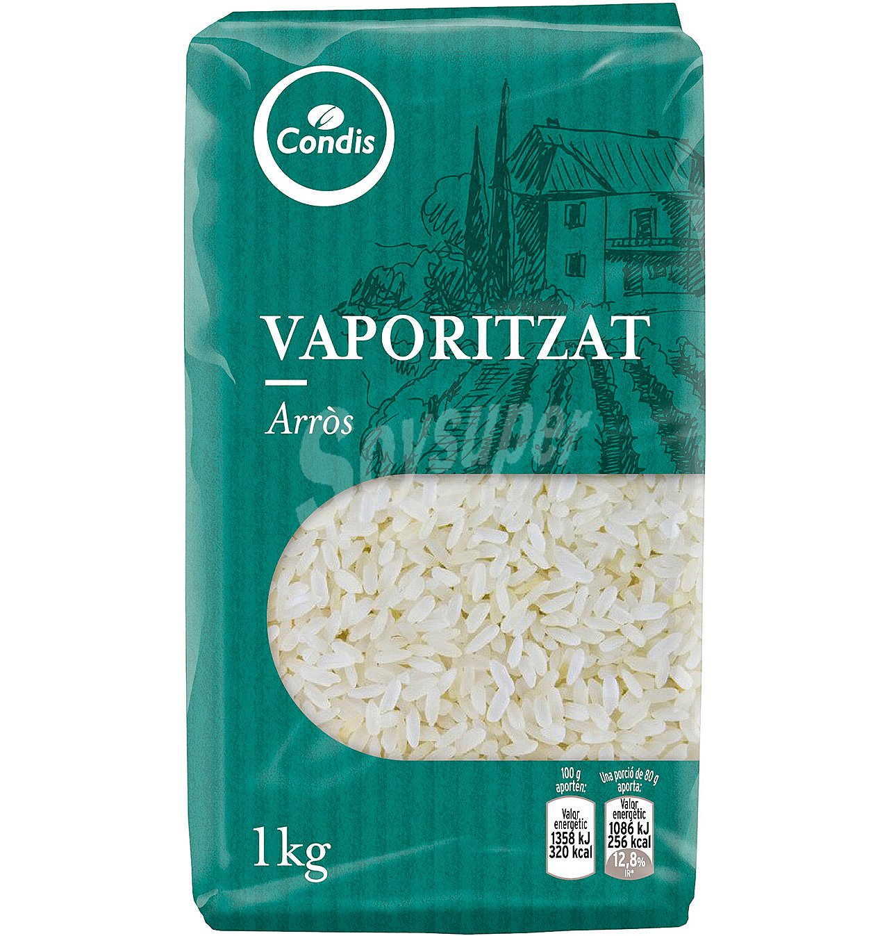 Arroz largo condis vaporizado