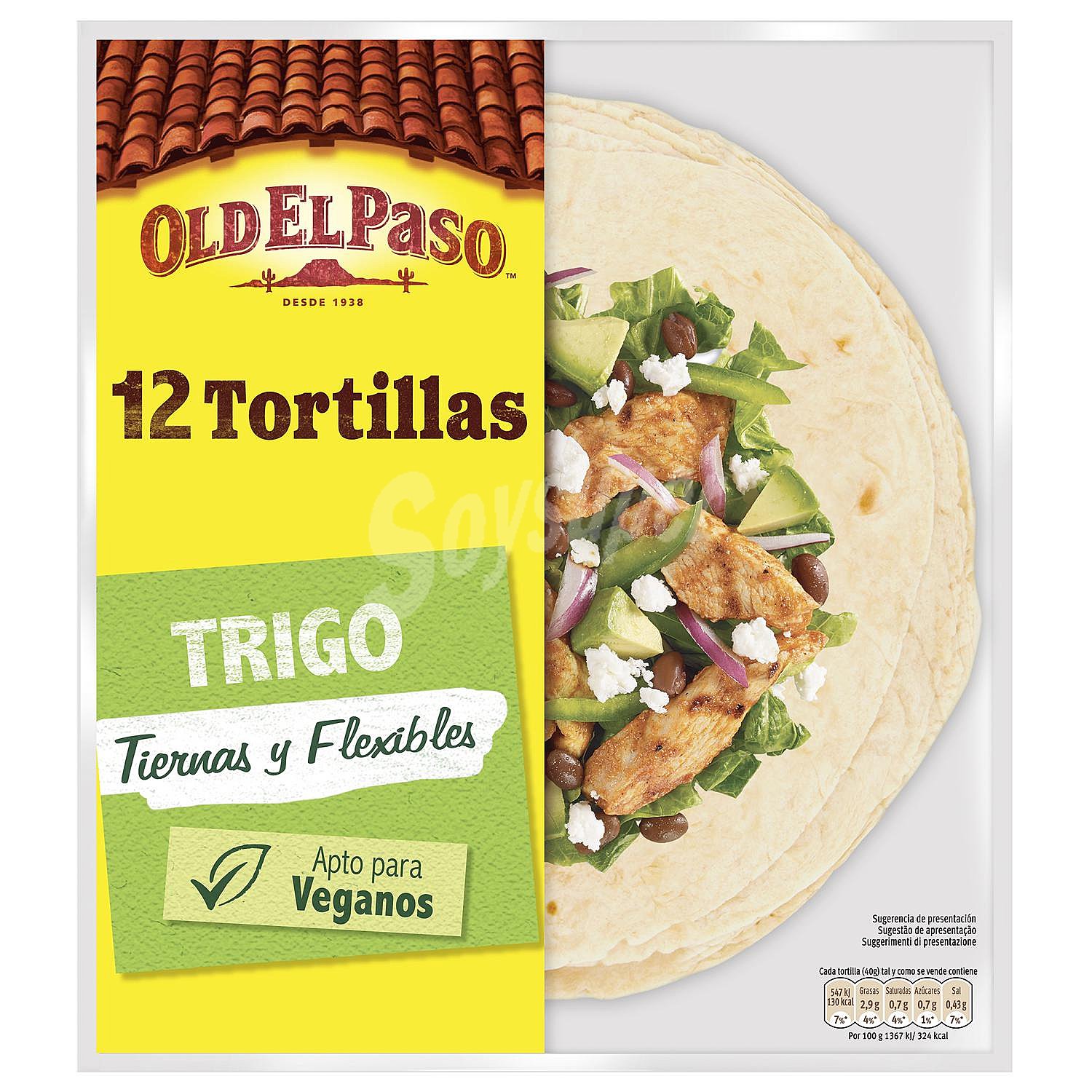 Tortillas de trigo Old el Paso