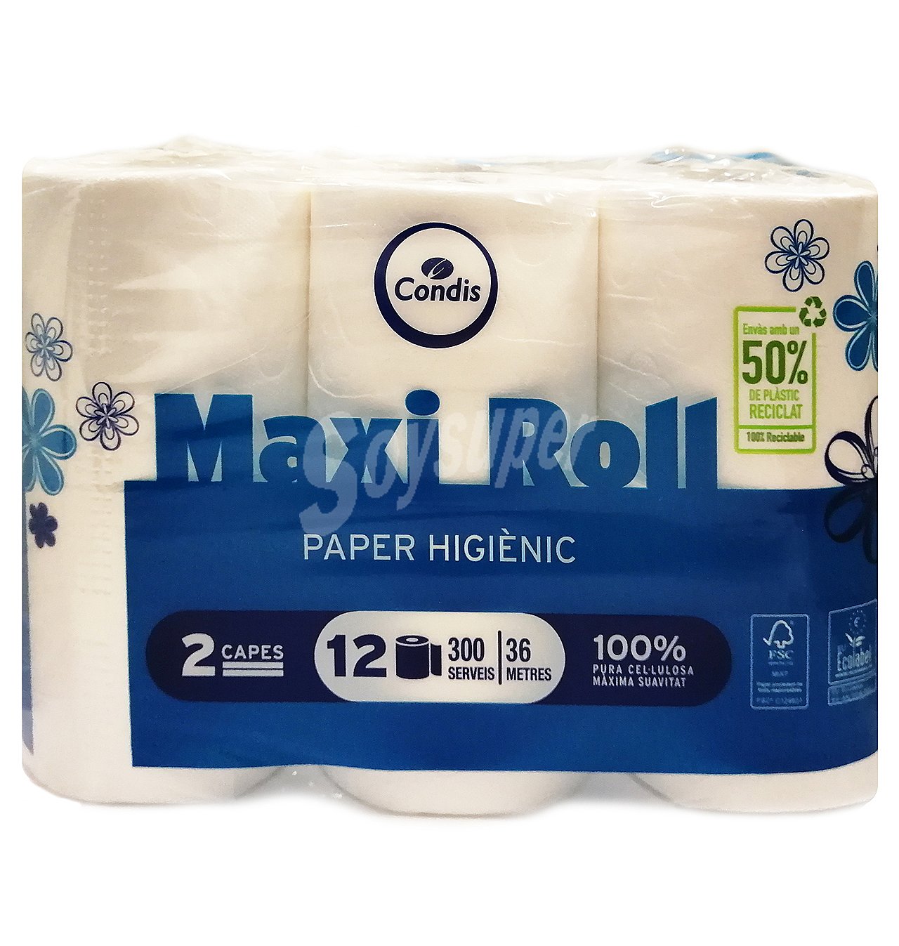 Papel higiénico condis maxi roll