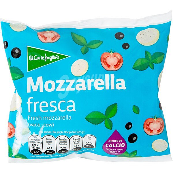 Mozzarella fresca de vaca