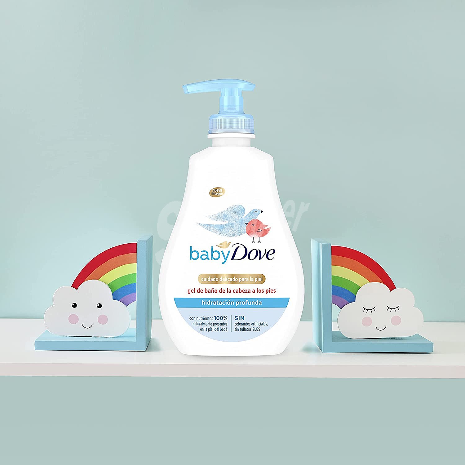 Dove Gel de baño de la cabeza a los pies, con acción hidratación profunda dove Baby