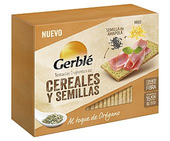 Tostadas de germen de mijo y amapolas geblé