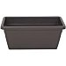 Jardinera en pvc Veneza XL antracita, 60x30x26,5 cm