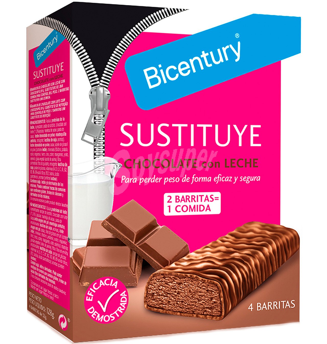 Barritas sustituye de chocolate con leche