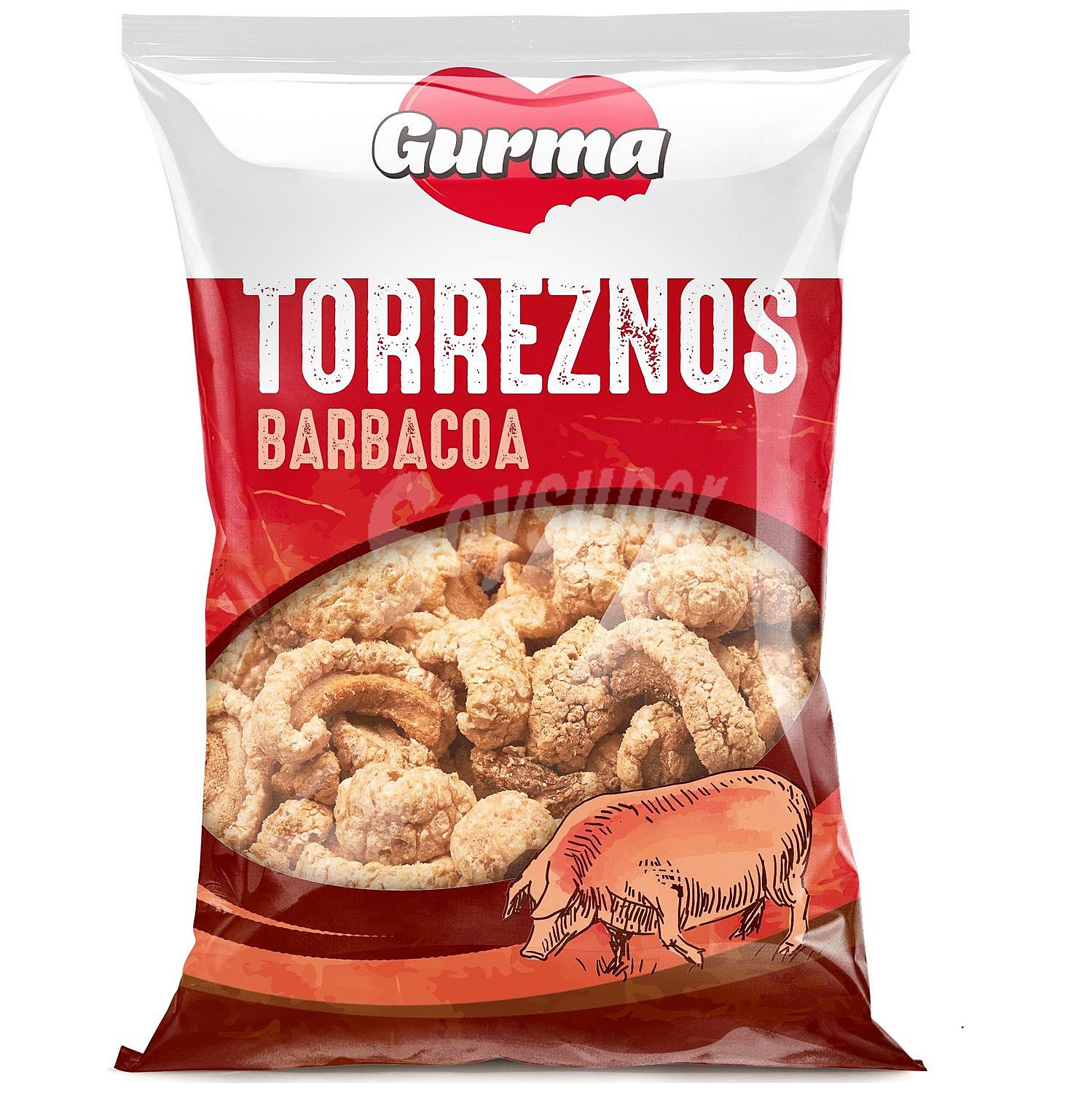 Torreznos barbacoa