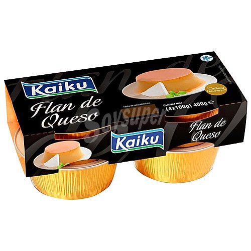 Kaiku Flan de queso gourmet, sin gluten kaiku