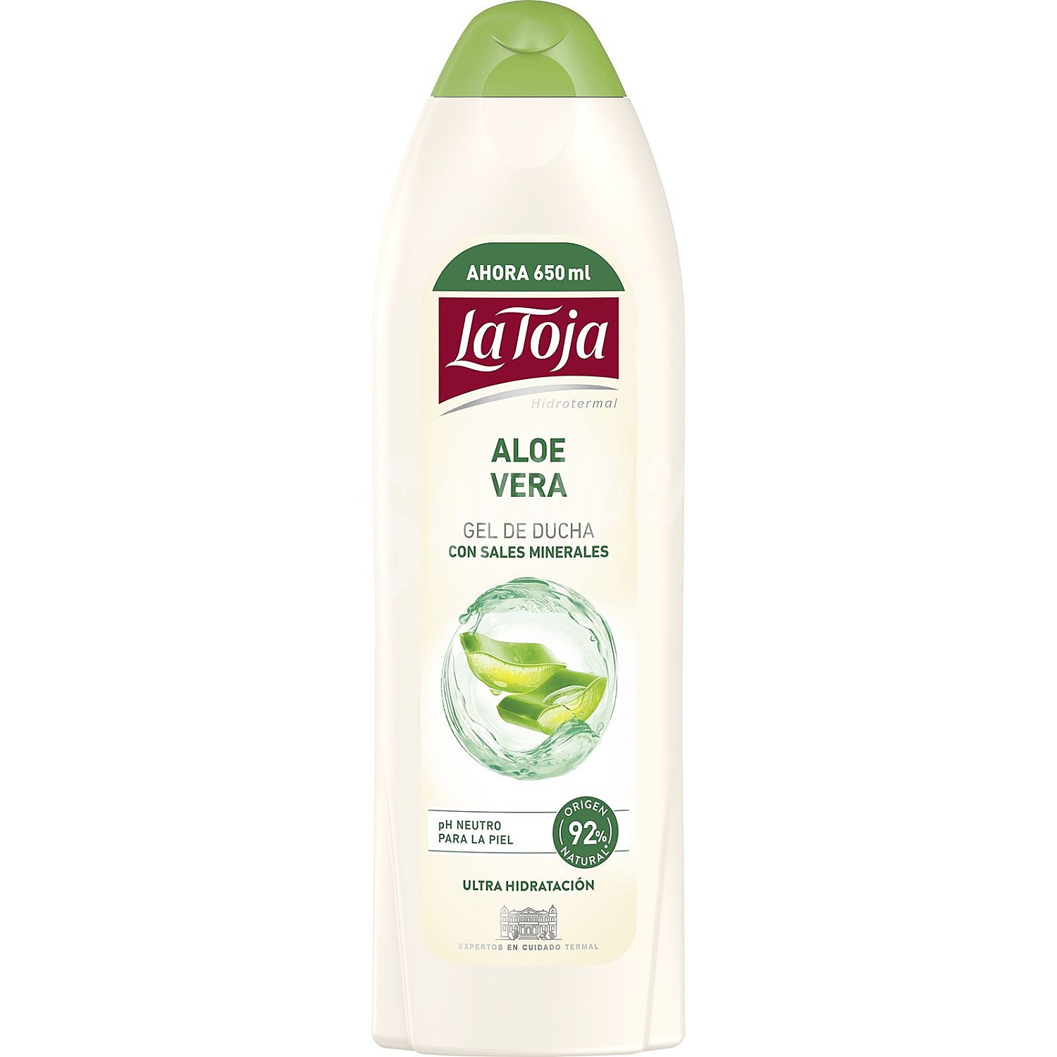 Gel de baño o ducha en crema con aloe vera y sales minerales para todo tipo de piel