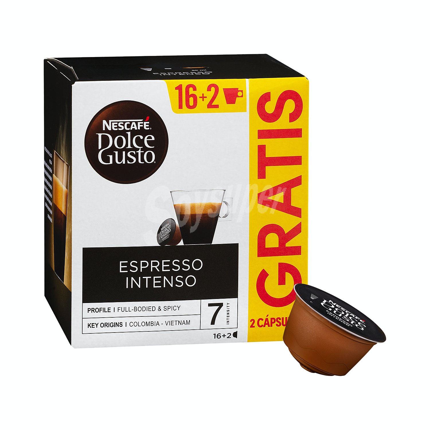 Espresso intenso 16 cápsulas