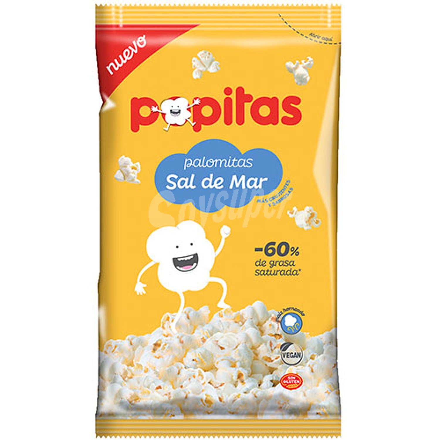 Delight palomitas con sal de mar