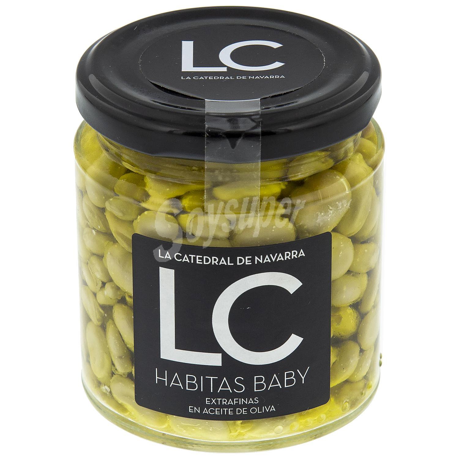 Habitas baby extrafinas en aceite de oliva LC