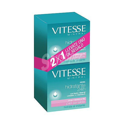 Vitesse Crema facial hidratante 24 horas especial para piel sensible vitesse Mineral