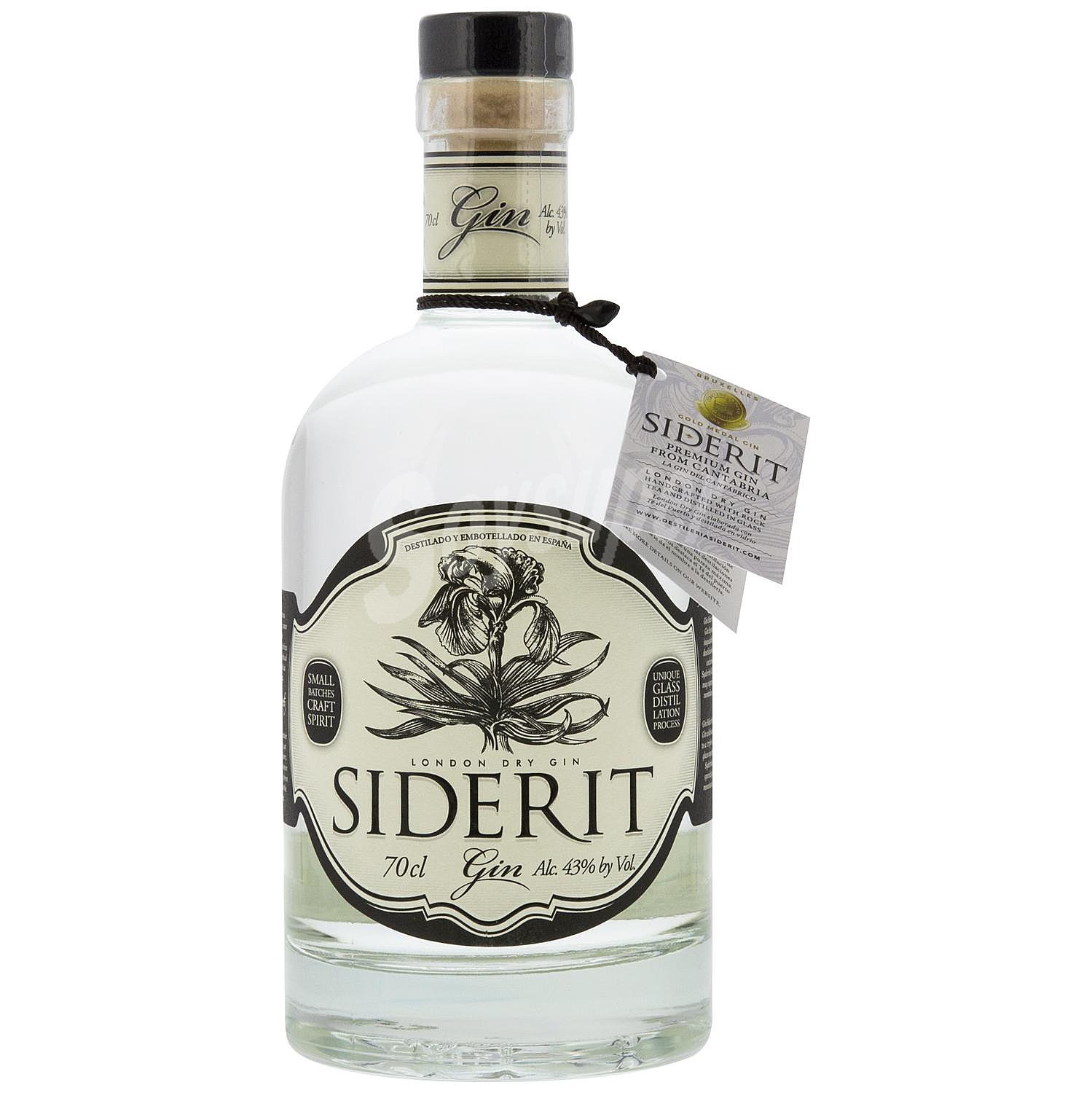 Ginebra premium tipo London dry de Cantabria