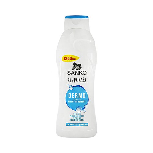 Sanko Gel para baño o ducha, con pH neutro, especial pieles sensibles sanko Dermo