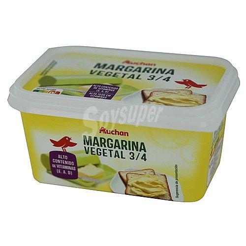 Producto alcampo Tarrina de margarina vegetal 3/4 producto alcampo