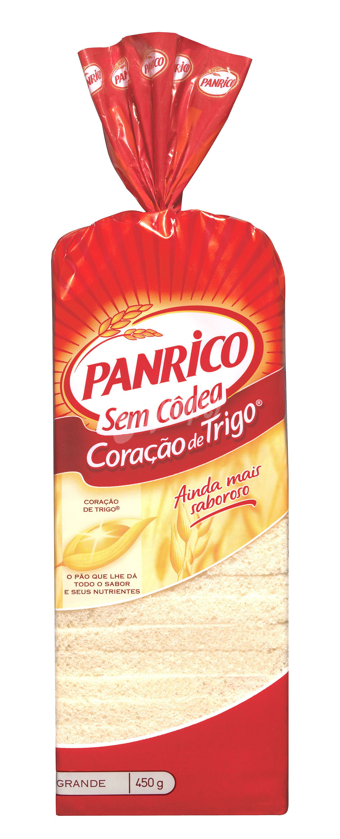 Pan de molde sin corteza Blanco Fibra