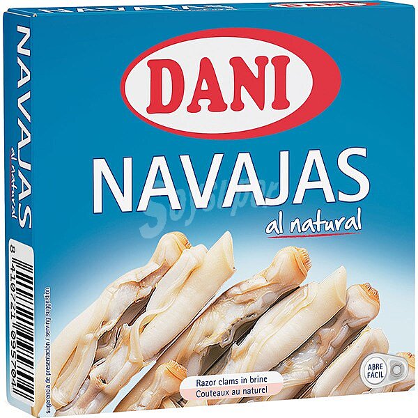 Navajuelas del pacífico al natural dani