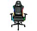 Silla gaming iluminación rgb, reposabrazos ajustable, respaldo reclinable, base con 5 ruedas