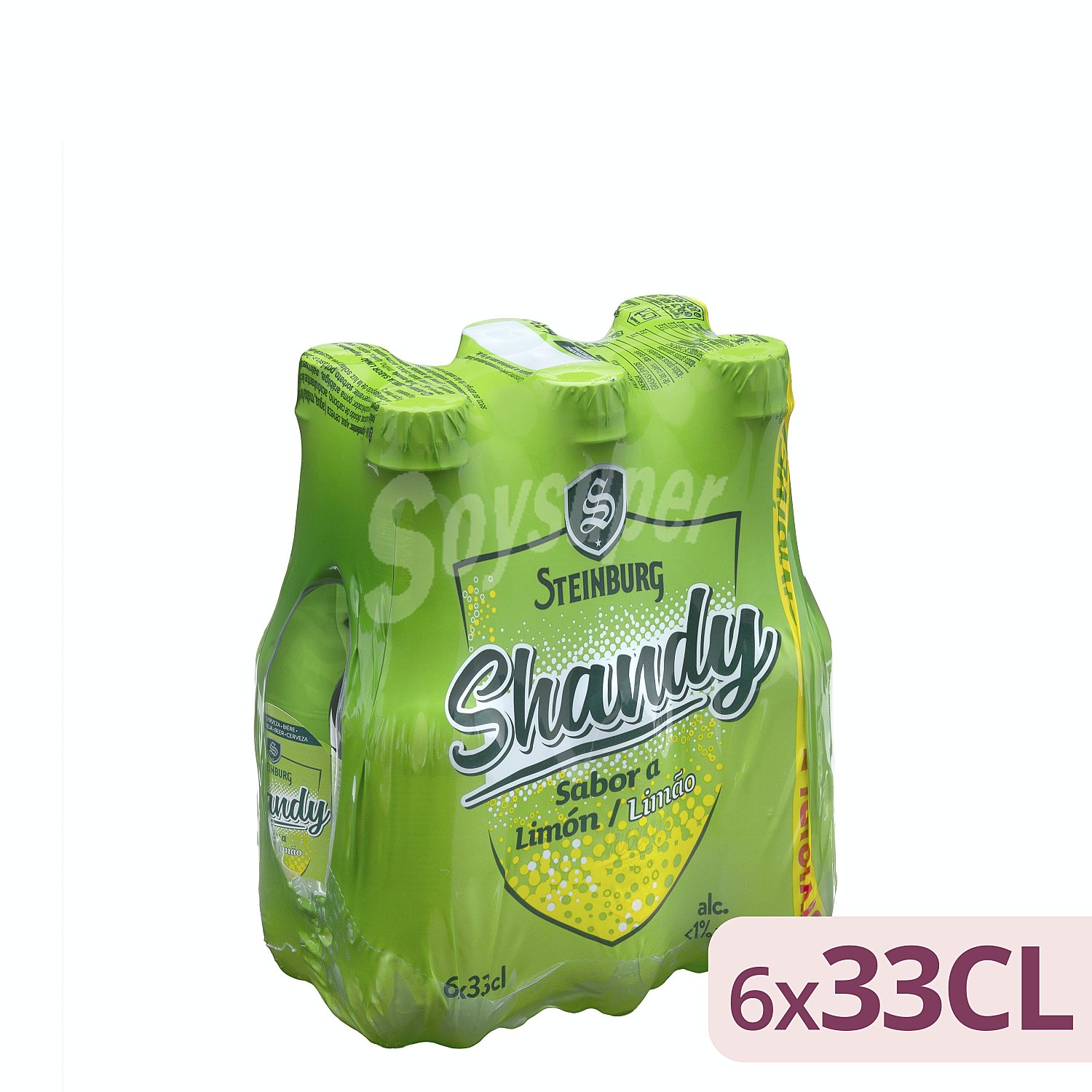 Cerveza shandy con limon sin alcohol