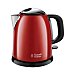 Hervidor de agua hobbs 24992-70 Mini Plus+ Red, 1L, 2400W, base 360°