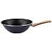 Wok de Acero Vitrificado con Mango de Fibras Naturales Eco 28 cm