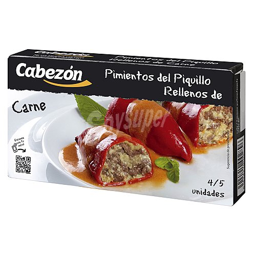 Cabezón Pimientos rellenos de carne cabezón 230 G