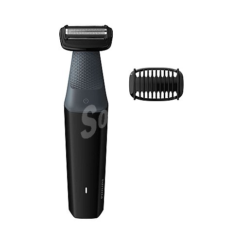 Afeitadora corporal philips Bodygroom BG3010/15, seco o húmedo, peine guía de 3mm