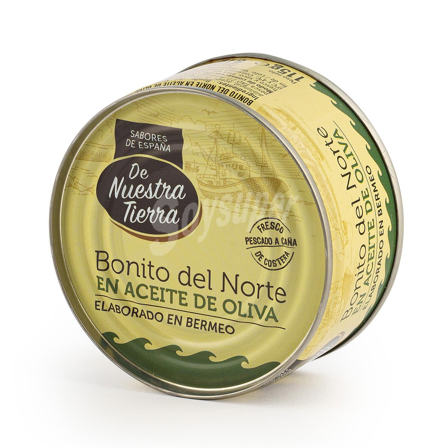 Bonito del norte en aceite de oliva De Nuestra Tierra