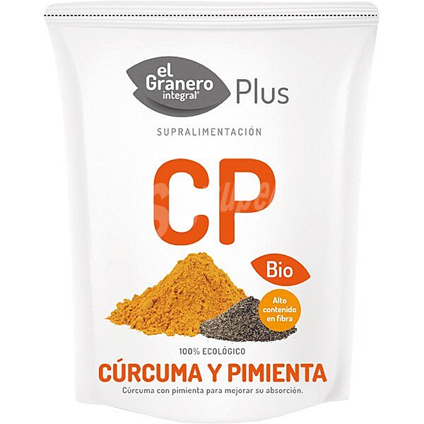 Bio Plus Supralimentación cúrcuma y pimienta ecológica envase 200 g