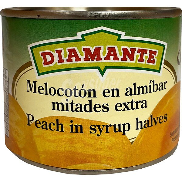 Melocotón almíbar mitades extra