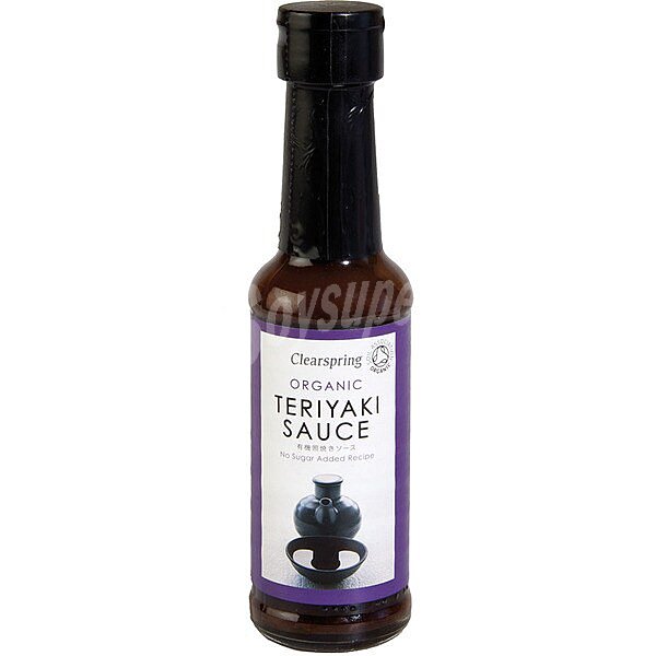 Salsa Teriyaki para asados y glaseados ecológico botella 150 ml