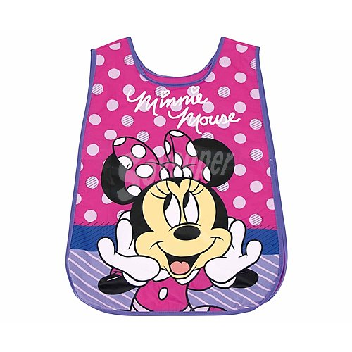 Babero de pvc sin mangas disney Minnie Mouse, talla única