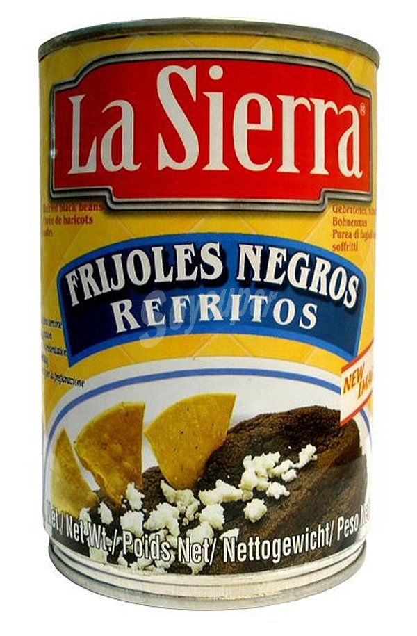 Frijoles negros refritos