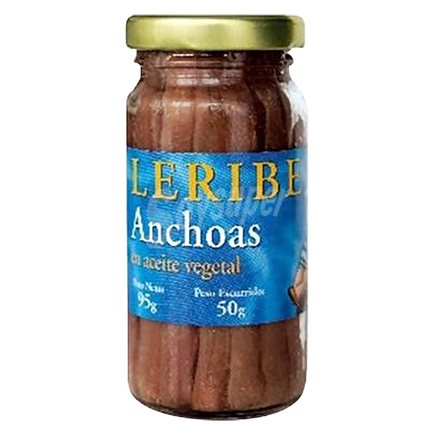 Anchoas en aceite vegetal Leribe