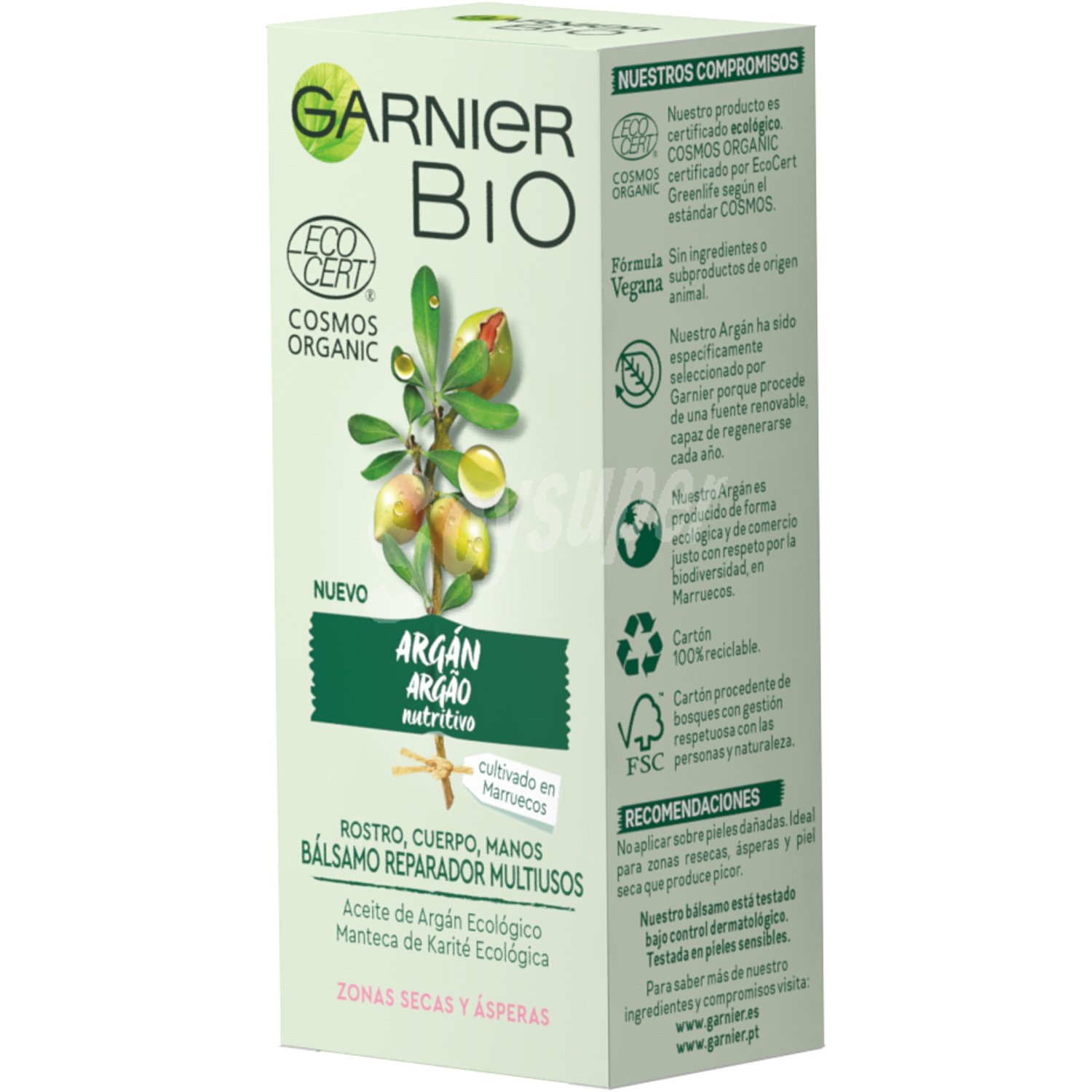 Bálsamo reparador multiusos argán pieles secas y ásperas Garnier