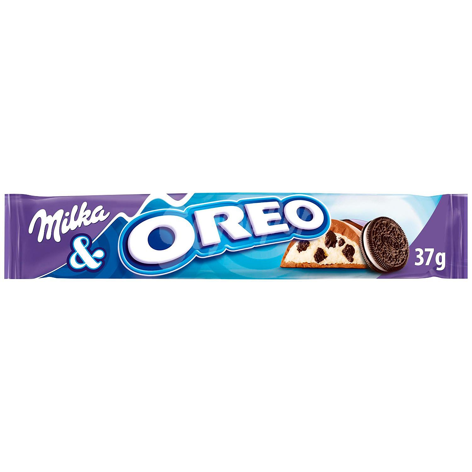 Barrita de chocolate rellena de oreo Milka