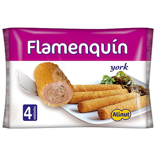 Alinut Flamenquines rellenos de jamón york y queso alinut