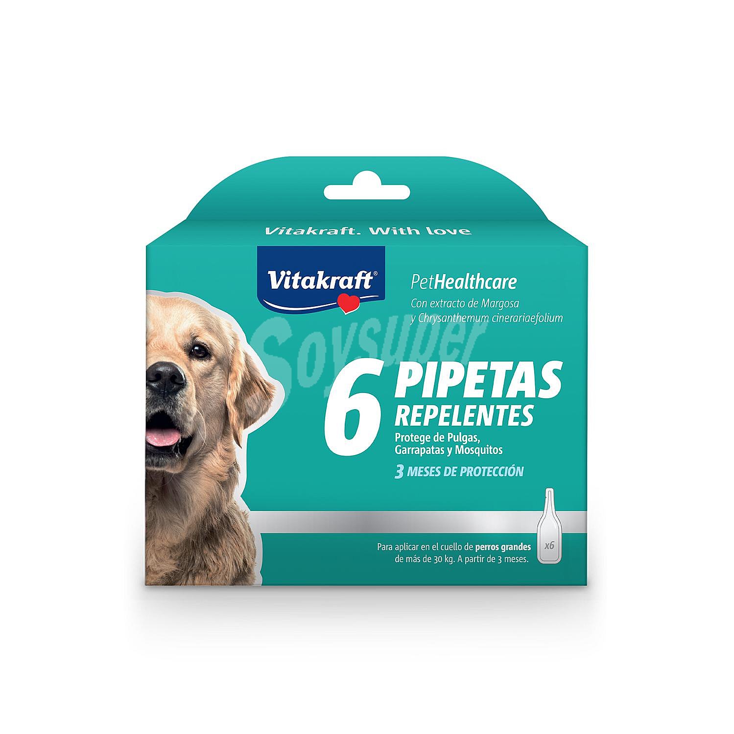 Pipetas repelentes para perros grandes