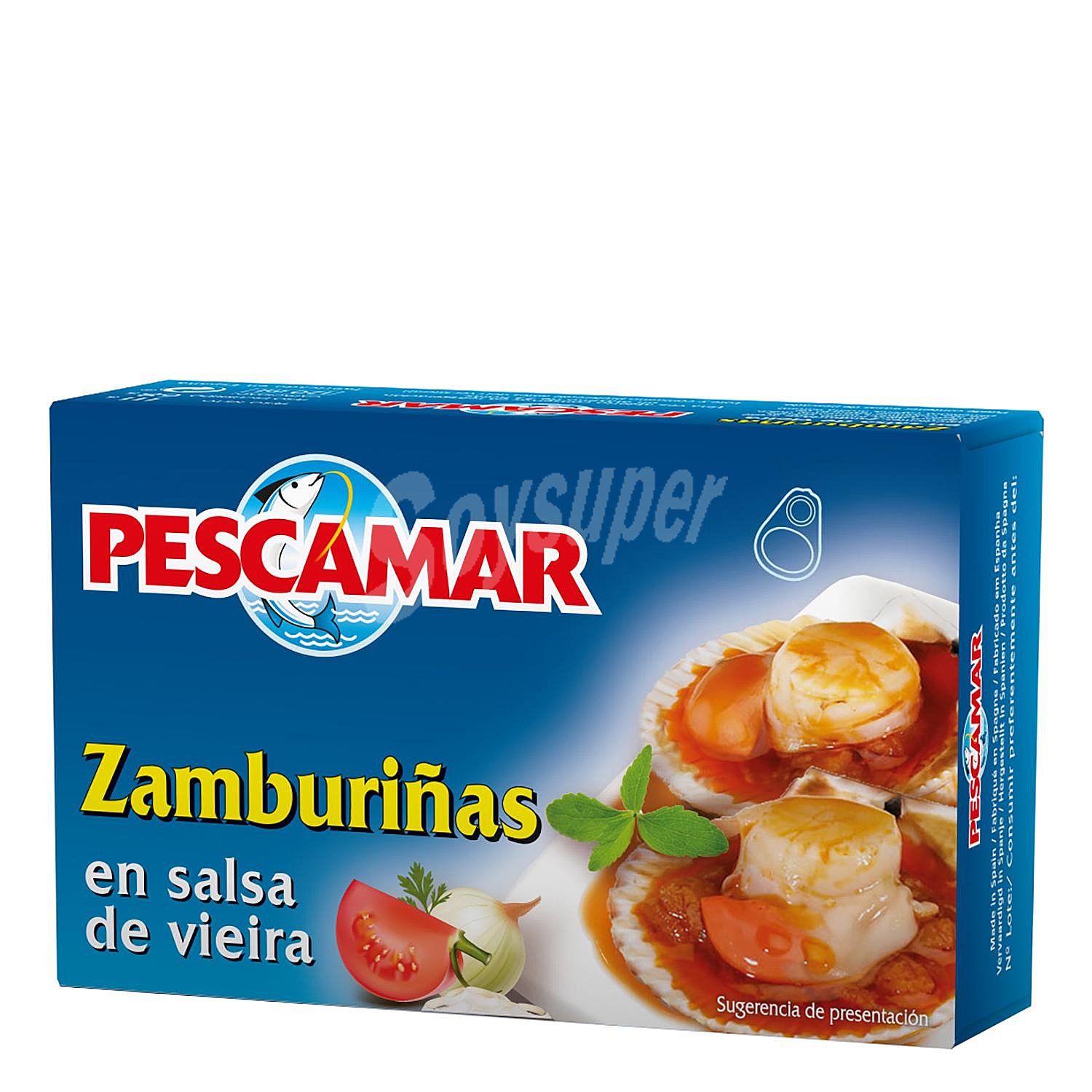 Zamburiñas en salsa de vieira Pescamar