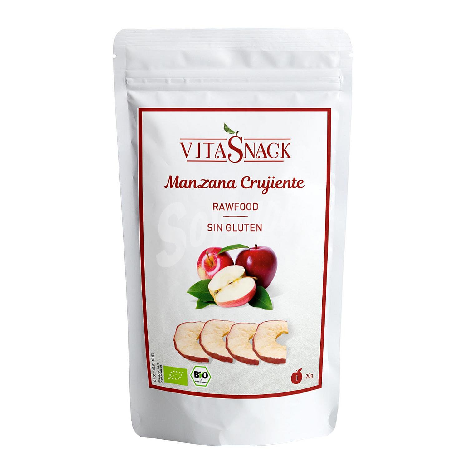 Snack de manzana crujiente ecológico vitasnack doy G