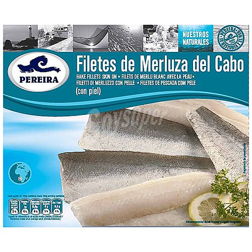 Pereira Filetes de Merluza del Cabo, congelados y con piel pereira