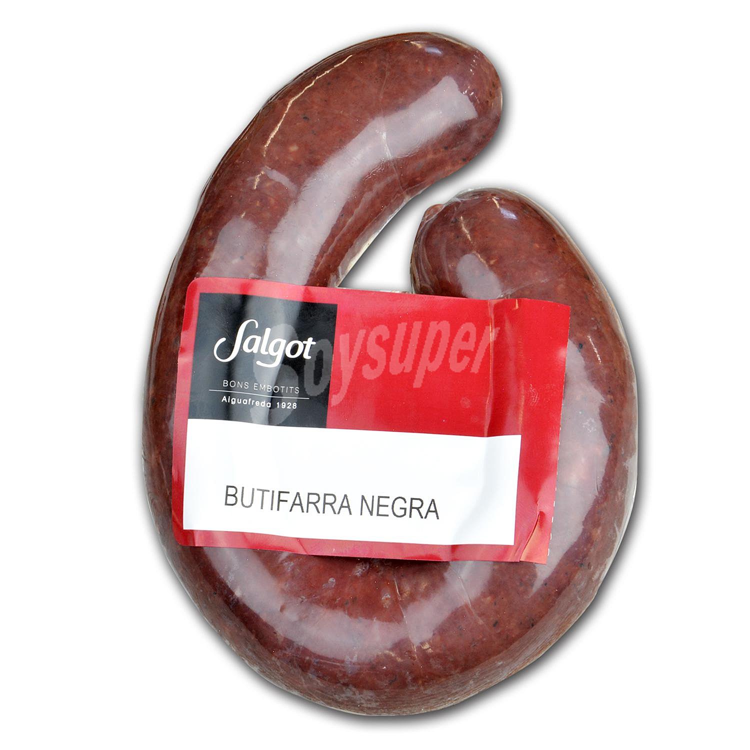 Butifarra negra, elaborada sin gluten y sin alérgenos