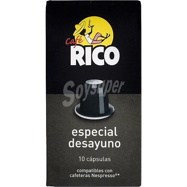 Café especial desayuno compatibles con máquinas Nespresso