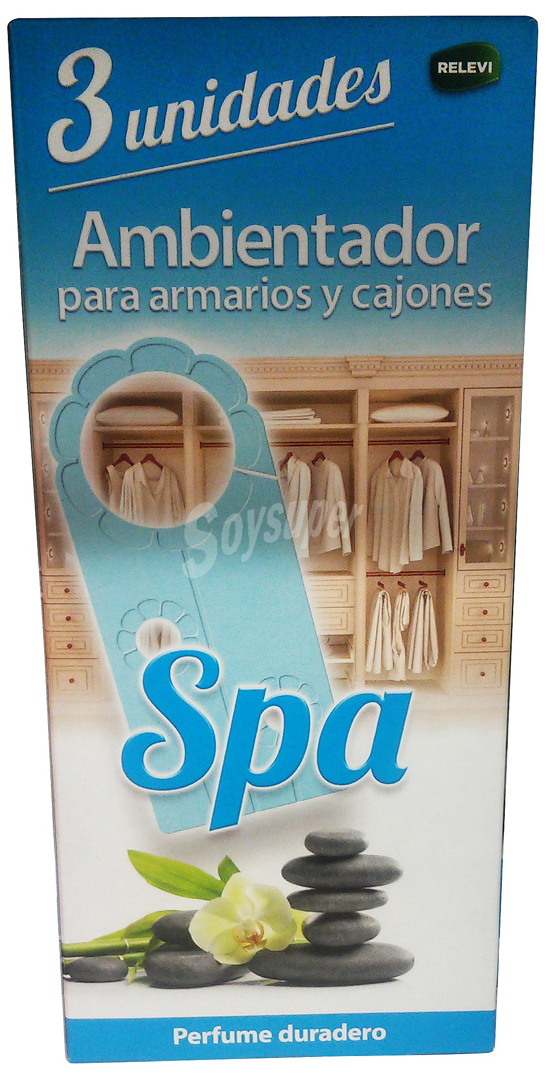 Ambientador bolsita perfumada aroma spa (para armarios y cajones)