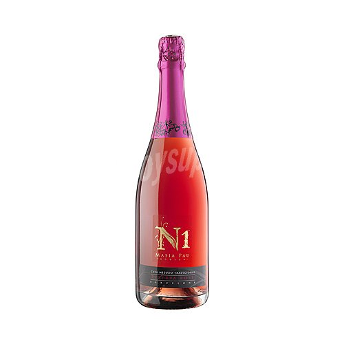 Masia PAU Cava rosado nature reserva, elaborado según el método tradiciona y con denominación de origen Cava masia PAU N1