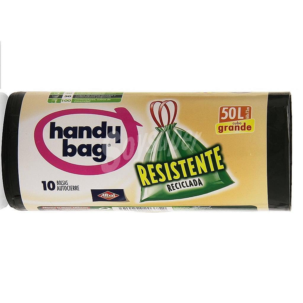 Bolsa de basura reciclada 50 l. handy BAG