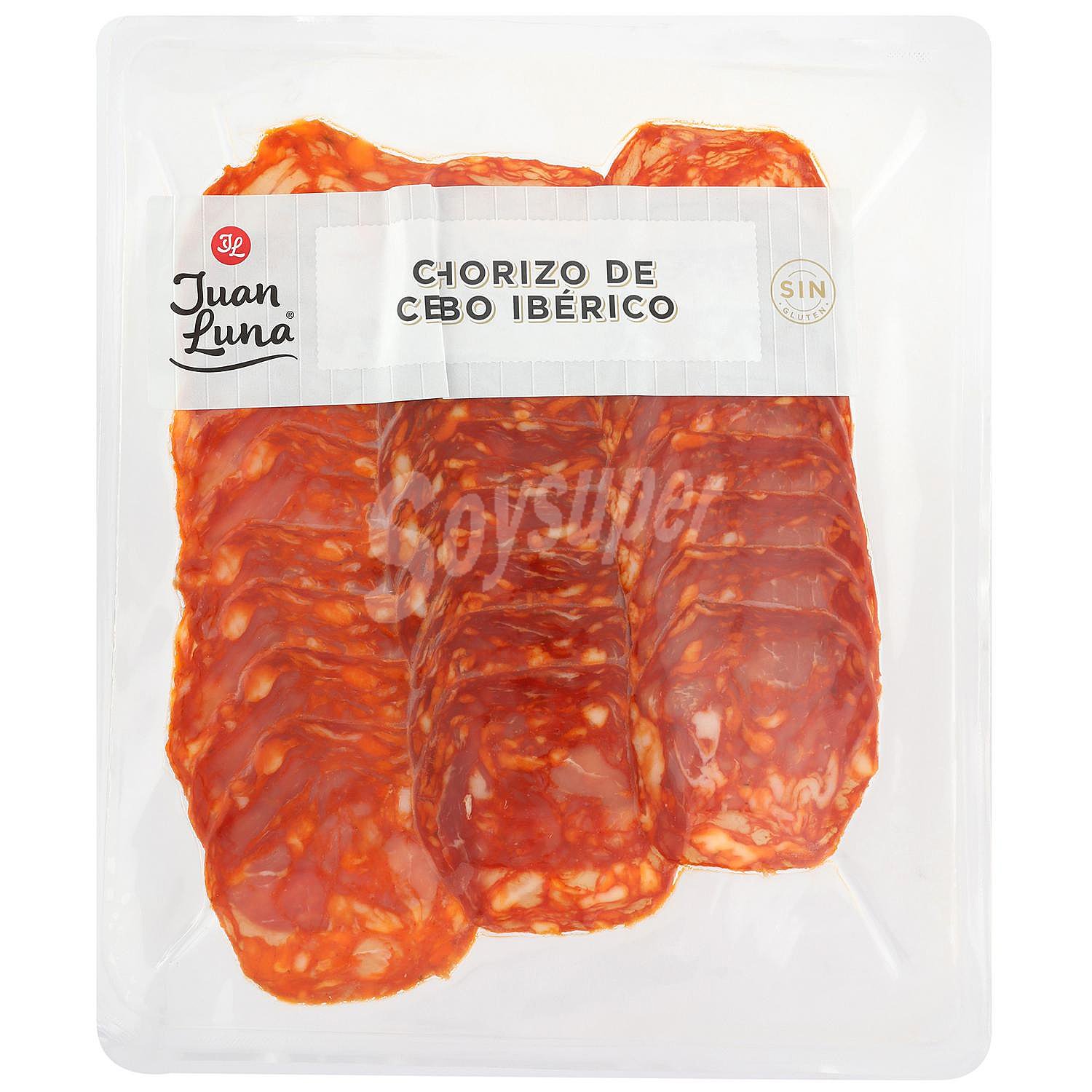 Chorizo ibérico de cebo en lonchas sin gluten